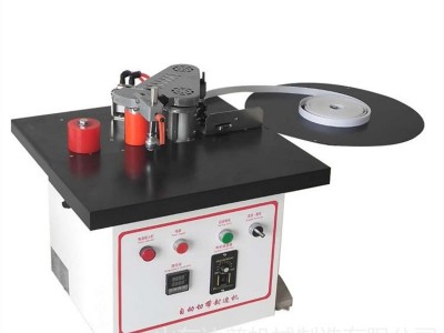达普DP自动断带木工封边机 木质家具厂封边机 办公家具异型曲面磨边机图1