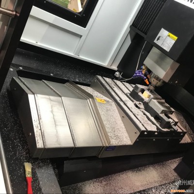 威斯特厂家 苏州市CNC导轨盖板钢板护罩 X轴Y轴龙门铣刨磨车床导轨伸缩护板 立式卧式加工中心护板维修订做