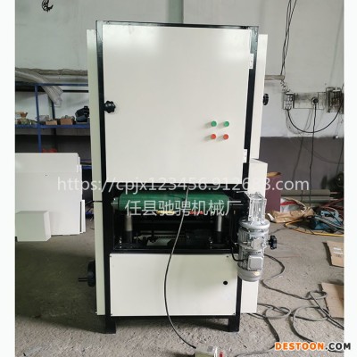 驰骋600型平面抛光机不锈钢板抛光机钢板去毛刺拉丝抛光机