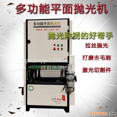 驰骋 600型 金属平面砂光机 板材除锈去毛刺抛光机 平面抛光机 双砂架金属平面抛光机
