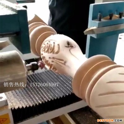 全自动多功能数控木工车床 楼梯立柱罗马柱生产设备