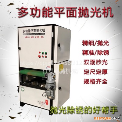 驰骋 多功能平面抛光机 600型 多功能金属平面抛光机 环保型自动除锈去毛刺 双砂带抛光机