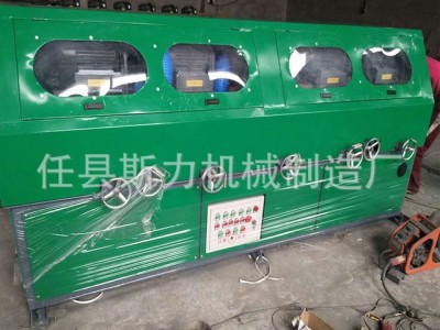 斯力SL-6 外圆抛光机 圆管多工位抛光机 自动上料多组外圆抛光机圆管除锈抛光机厂家