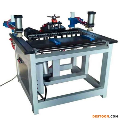 专业定制小型木工排钻机 木工机械设备家具打孔机 全自动三合一排钻机