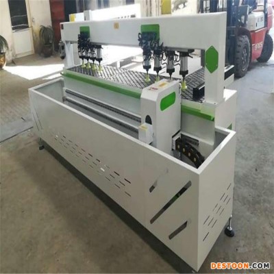 促销板式家具数控激光侧孔机 木工打孔侧孔机 木工全自动隐形三合一侧孔机