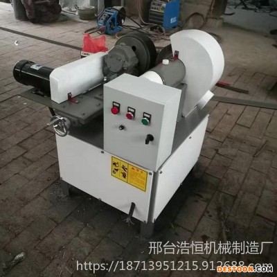 浩恒机械 环保型自动外圆抛光机 铝管无心外圆抛光打磨机  无缝管除锈卧式抛光机 钢管HH-W1型小型圆管抛光机
