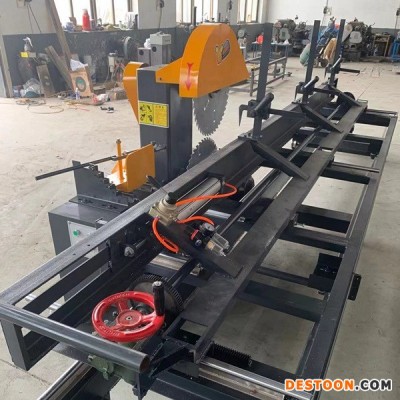 厂家圆木推台锯木料推台锯 木工自动开板机上下锯 木工圆木方木开板锯