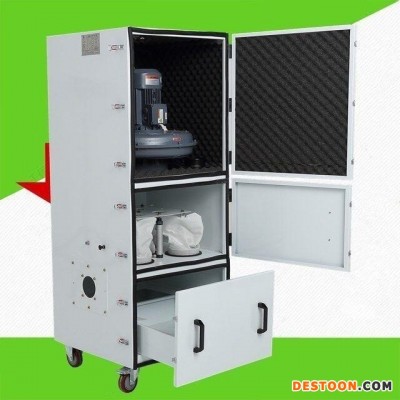 全风环保磨床吸尘器 JC-2200-4-Q无锡机床车床除尘机 金属模具加工粉尘除尘器 工业集尘机