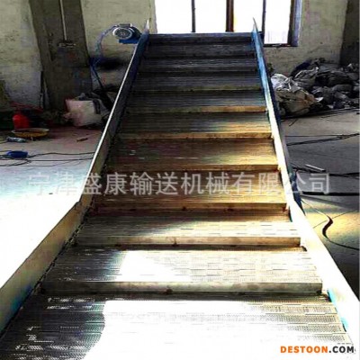 数控机床车床废料链板排屑输送机输送铁屑自动排屑机一诺