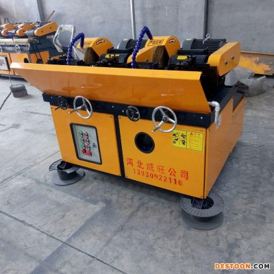 厂家供应不锈钢管镜面抛光机 无心外圆抛光机 圆管拉丝机 威旺 方管除锈抛光机 方钢角铁除锈 方管拉丝