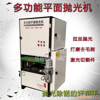 驰骋 600型 金属平面砂光机 板材除锈去毛刺抛光机 双砂架金属平面抛光机
