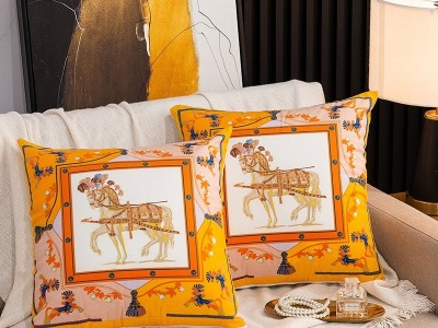 中式抱枕靠垫中国风红木沙发靠垫套布艺长方形枕芯套客厅枕头定制