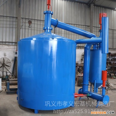 无烟秸秆干馏碳化机 连续式椰壳炭化炉设备 吊装式原木炭化炉