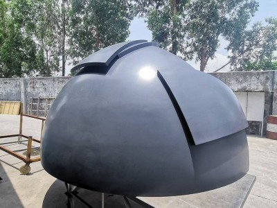 球体形状铝单板 多曲面弧形铝单板 球形结构铝单板定制