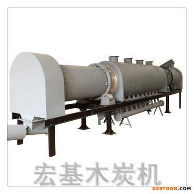 THL-2木材椰壳炭化炉 机制碳炭化炉 原木炭化炉 无烟稻壳秸秆炭化炉 宏基厂家