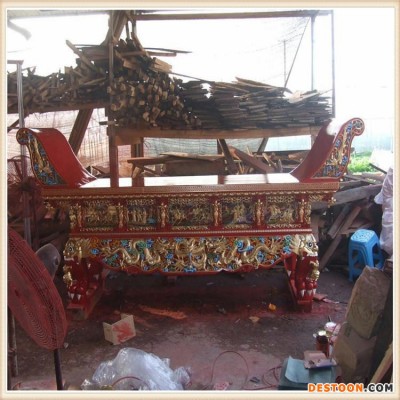鸿缘法器 定制寺庙红木供桌 寺庙铸铜供桌图片 木雕供桌定制厂家