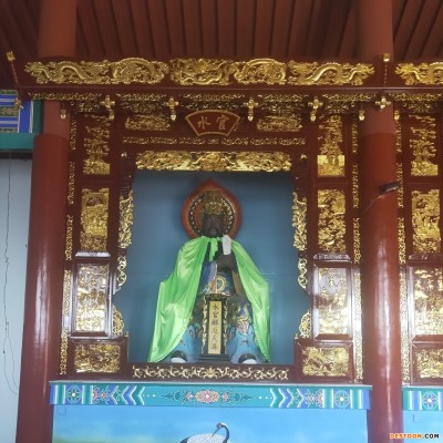苍南木雕佛龛定做厂家生产寺庙大型木雕佛龛 红木雕刻佛龛