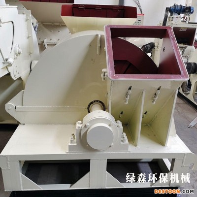 定制原木木屑粉碎机 树干圆木木材粉碎机厂家 绿森欢迎咨询