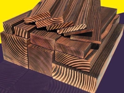 木兰跃邦实木板材 碳化木原木木方