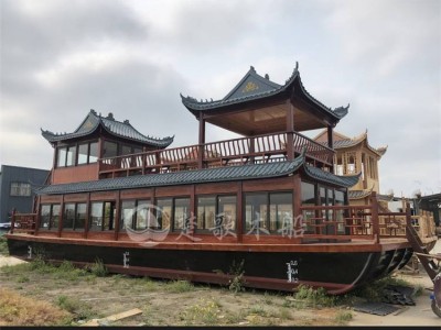 福王红木博物馆水上用餐的观光游船楚歌设计