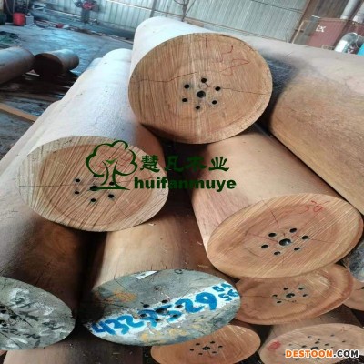 慧凡木业上海南美柚木户外防腐木古建木方圆柱厂家定制