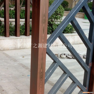新乡木纹漆厂家，户外钢结构木纹漆施工单位广之源胡桃木色仿木漆
