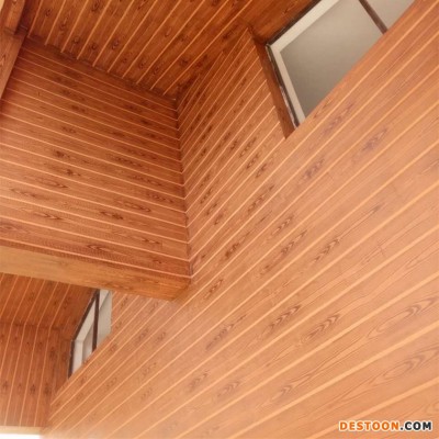 泰柚木色木纹漆 混凝土外墙仿木纹漆 广之源钢结构木纹漆施工单位