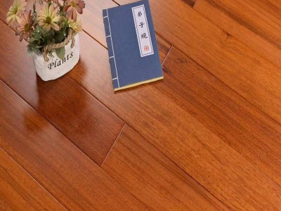吉雅工厂直销纯实木18mm柚木地板木蜡油定制款图1