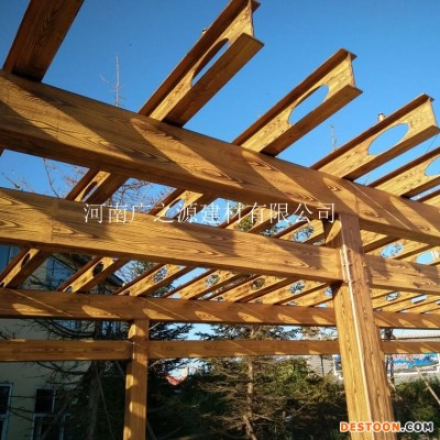 泰柚木色木纹漆 不锈钢仿木纹漆工艺 广之源车库雨棚木纹漆施工队