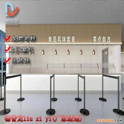 南城万科长城板铝板 城市展厅橡木铝合金长城板 1.0凹凸铝型材长城板生产图片