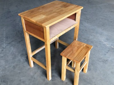 实木课桌椅儿童学习桌儿童书桌松木小学生课桌椅家用写字桌椅套装