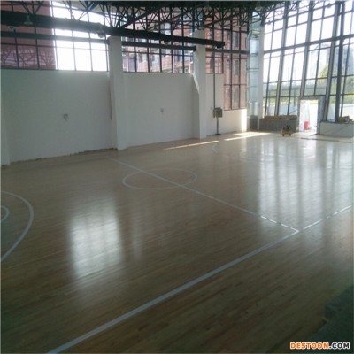 凯洁地板 松木乒乓球馆木地板翻新 招远体育场木地板 合作篮球馆木地板
