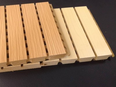 广州欧麟建声吸音板厂家 优质防火密度 松木木质吸音板