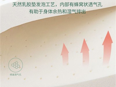 泰国乳胶床垫天然1.8m双人床席梦思榻榻米1.5米纯5cm厚按摩橡胶垫图5
