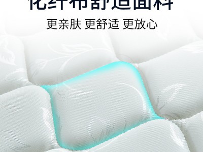 海马席梦思弹簧床垫1.8米单人乳胶椰棕经济型软硬两用家用床垫图4