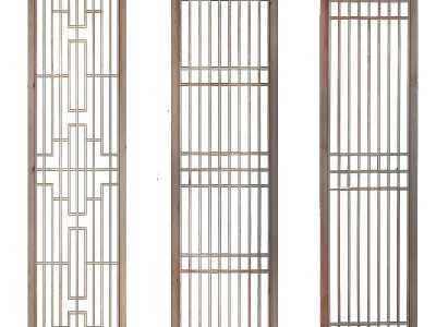 产地货源新中式实木屏风 直条花格玄关 东阳木雕酒店办公隔断定制图2