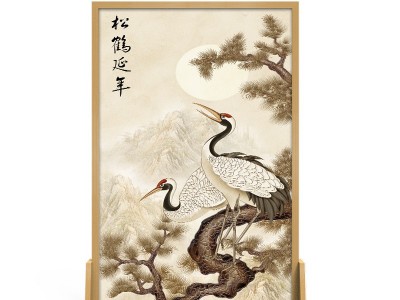 新中式实木屏风酒店餐厅移动座屏办公室茶楼客厅隔断工厂直销定制图3