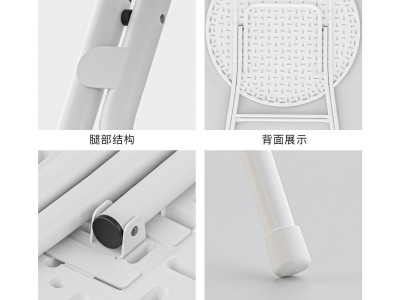 80cm家用折叠桌 摆摊户外餐桌小户型折叠桌简易吃饭圆桌 小桌子图2