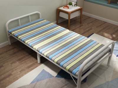 折叠床单人 午休办公室便携宿舍出租屋家用简易多功能1.2米硬板床