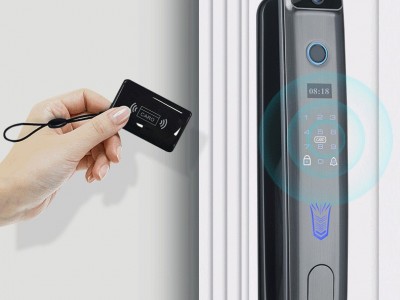 全自动3D人脸识别智能锁家用入户防盗门指纹锁猫眼可视手机远程开图3