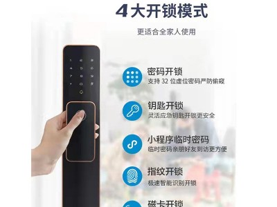 厂家批发出租民宿家用智能指纹锁多功能防盗门指纹感应电子密码锁图2