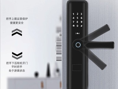 分左右款 指纹锁 ic刷卡锁 密码锁 家用防盗门电子锁 手机APP开锁图3