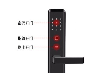 智能指纹锁密码刷卡防盗门家用酒店宾馆全自动识别电子锁图3