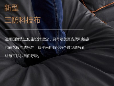 现代简约三防免洗科技布小户型客厅贵妃四人位可拆洗乳胶羽绒沙发图4
