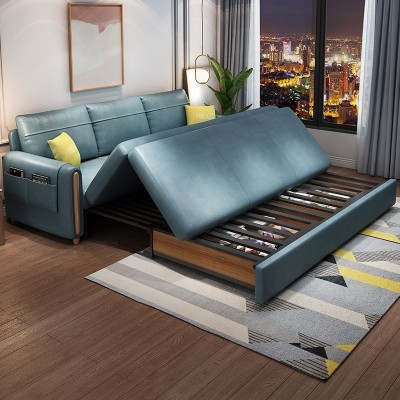 多功能沙发床两用客厅小户型科技布可折叠双人伸缩经济型单人网红