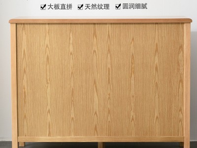 简约现代斗柜储物柜北欧卧室实木抽屉收纳家用柜置物柜五斗六斗柜图4