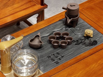 实木茶桌椅组合泡茶桌套装家用功夫茶台办公室喝茶红木中式茶桌图3