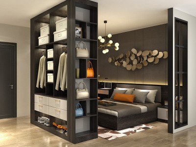 时尚个性整体衣柜 整体移门衣柜 板式整体衣柜图4