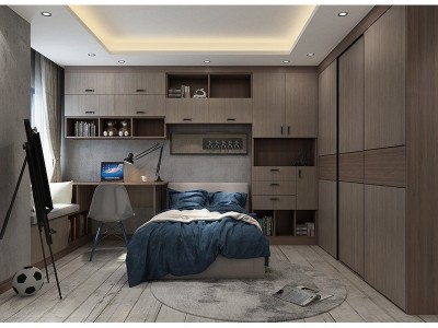 简易欧式衣柜 中式简约大衣柜 韩式移门衣柜图2