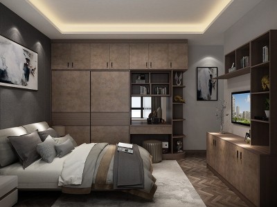 简易欧式衣柜 中式简约大衣柜 韩式移门衣柜图4